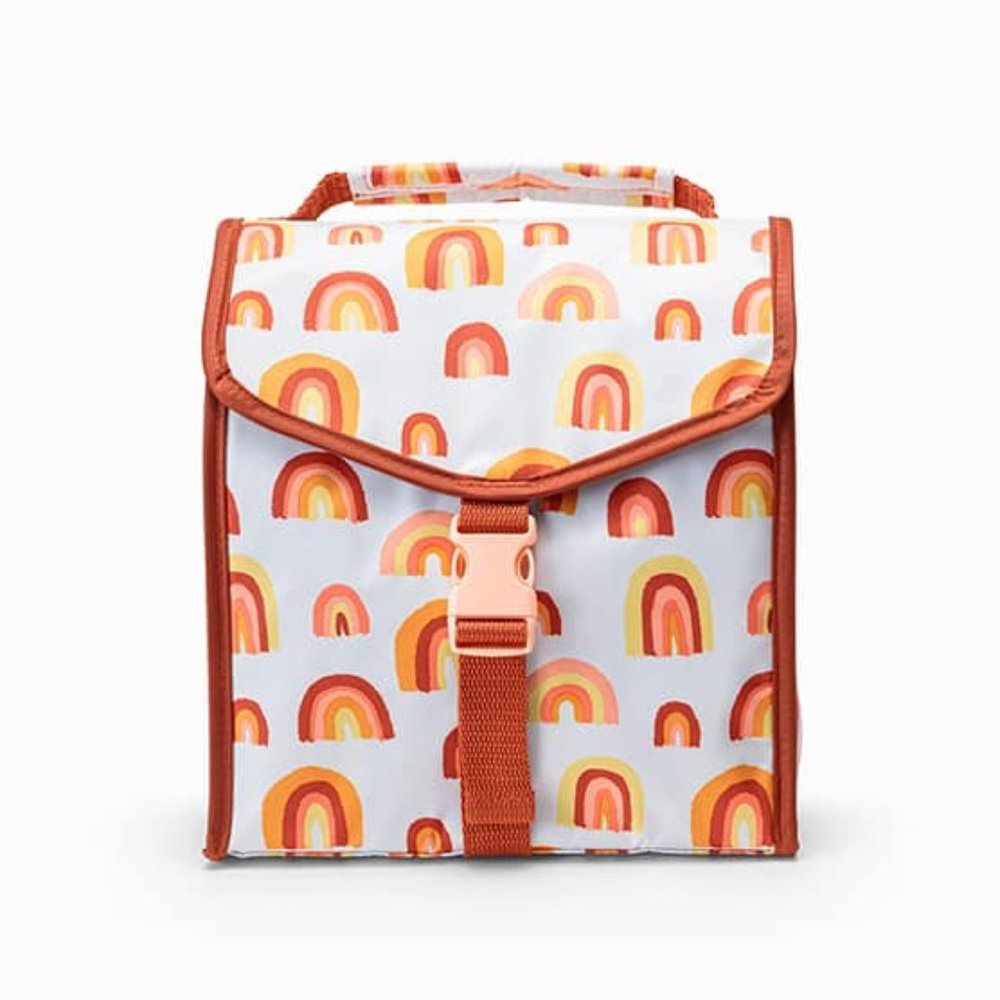 Thirty-one Fold-Over Lunch Box - Boho rainbows NWT